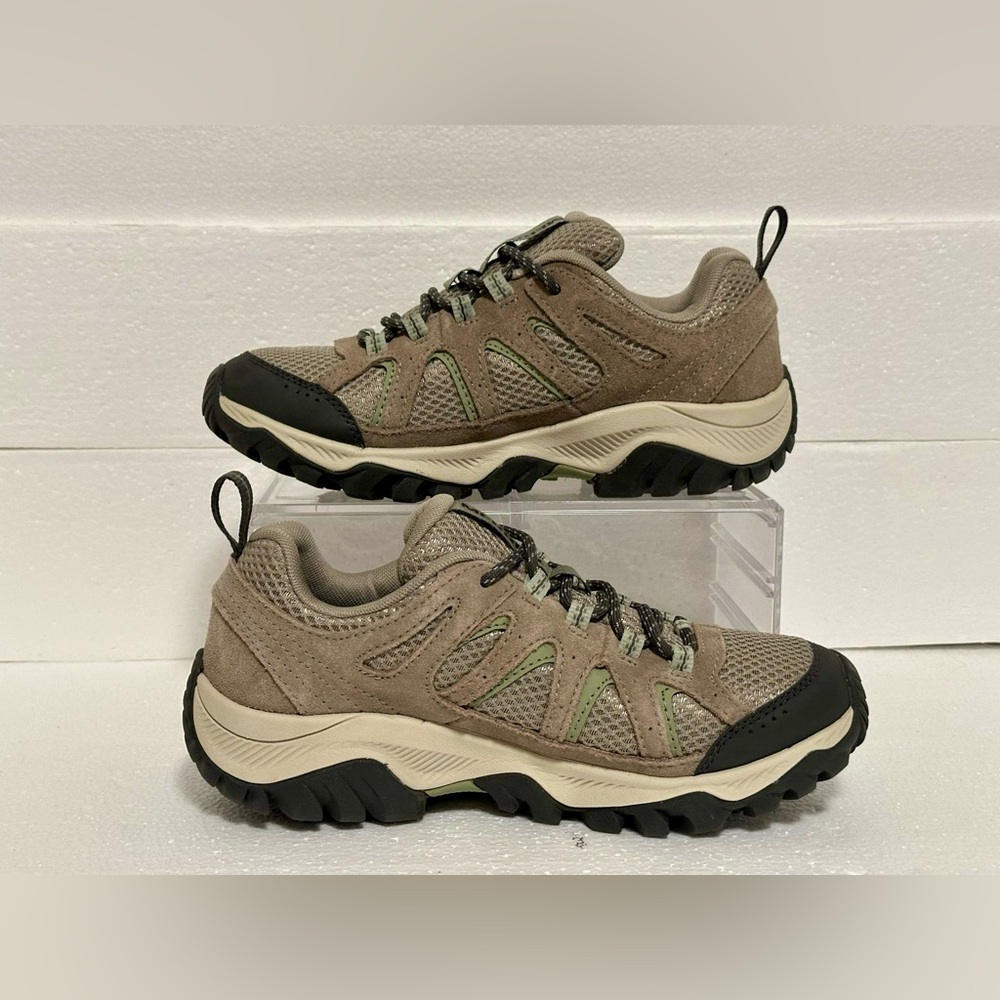 Merrell Oakcreek Low Hiking Shoes Womens Size 7.5 EUR 38 Brindle Brown Outdoor.
